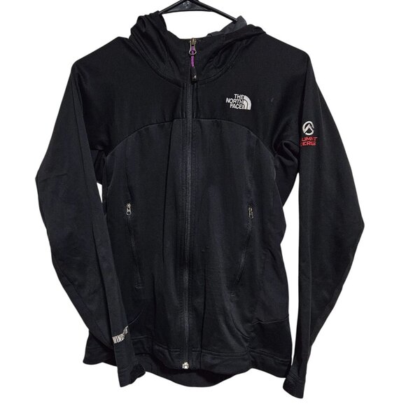 The North Face Summit Series Windstopper Black Hooded Jacket Womens Size Small - Picture 1 of 9